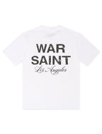 Warsaint LA Script Tee - White/Black