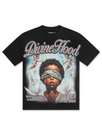 Roku Studio Divine Hood Boxy Tee - Black