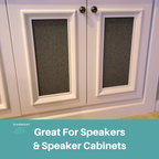 Fire Treated Acoustic Fabric - SoundAssured Dual Layer Acoustical Fabric (100% Acoustic Transparency)