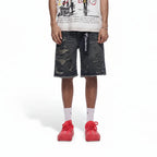 Valabasas Clipped Jorts - Dark Dirty Blue