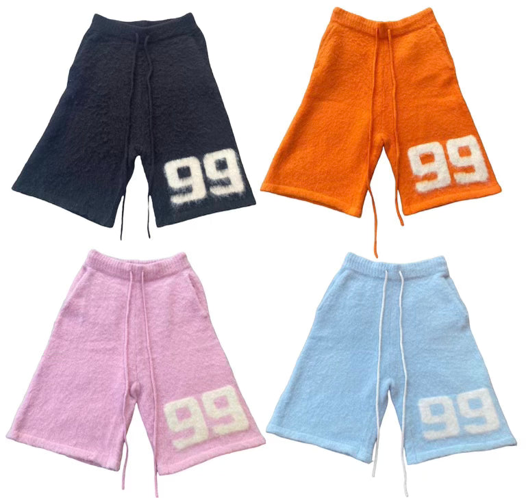 Mohair Shorts Orange